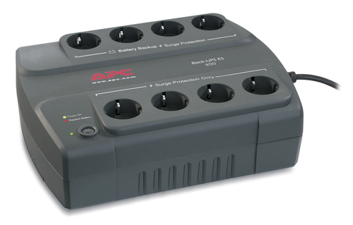 APC Back-UPS - 400VA - noodstroomvoeding 8x stopcontact