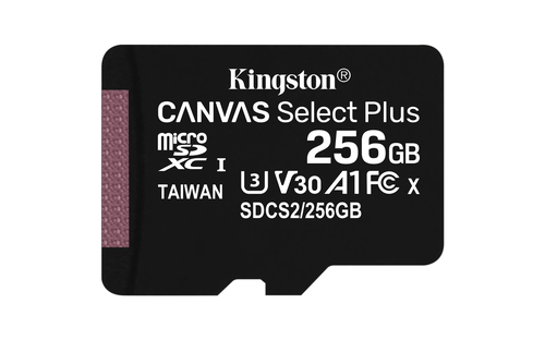 Kingston Canvas Select Plus MicroSDXC - 256 GB