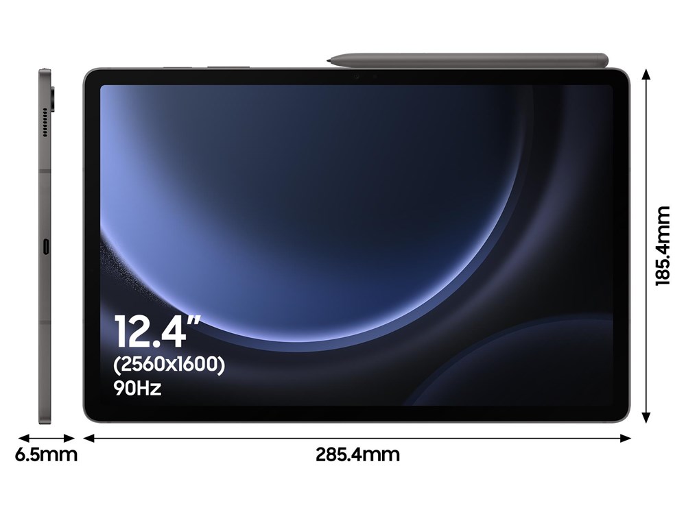Samsung Galaxy Tab S9 FE+ 12.4-inch - 128 GB - Grijs