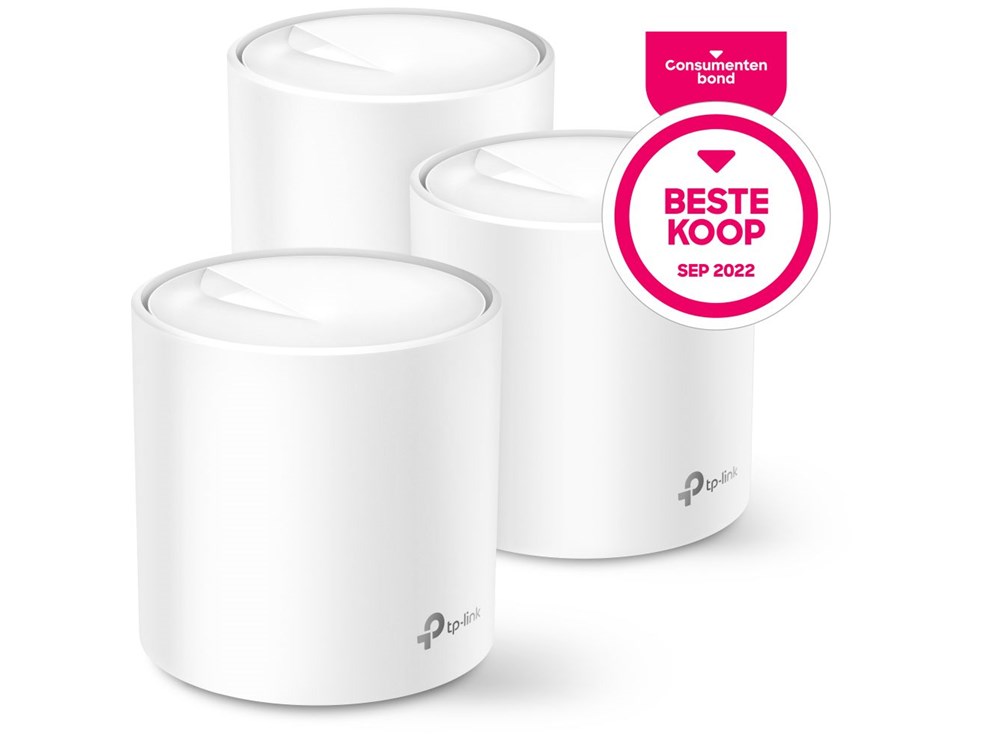 TP-LINK Deco X20 Multiroom Wifi systeem - 3 Stuks