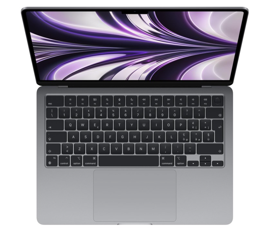 Apple MacBook Air (2022) 13.6 inch - M2 - 8 GB - 256 GB - Spacegrijs