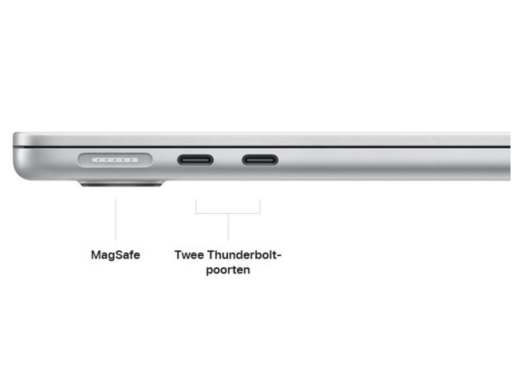 Apple MacBook Air (2022) 13.6 inch - M2 - 8 GB - 512 GB - Spacegrijs