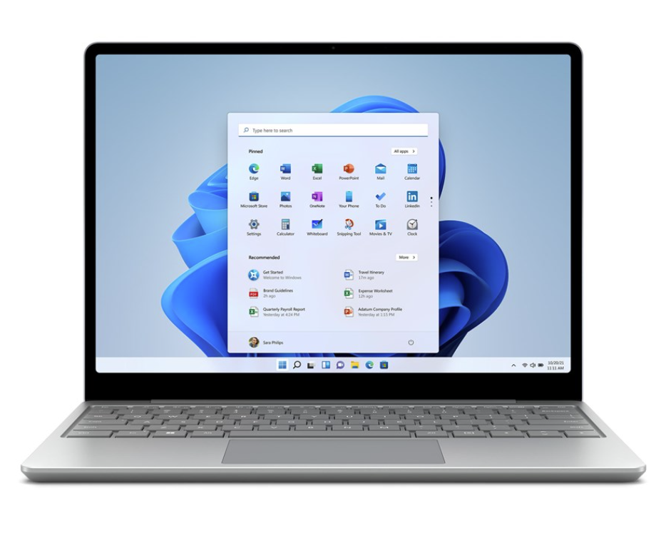Microsoft Surface Laptop Go 2 - 256 GB - Platina