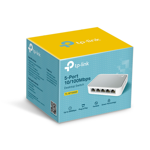 TP-Link TL-SF1005D - Fast Ethernet switch - 5 Poorts