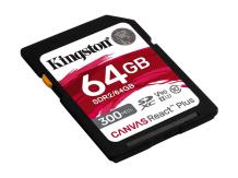 Kingston Technology Canvas React Plus SD 64 GB - Class 10