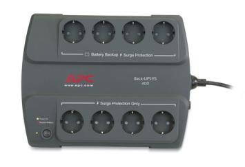 APC Back-UPS - 400VA - noodstroomvoeding 8x stopcontact