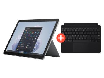 Microsoft Surface Go 4 - 128 GB - Platina - Inclusief Type Cover