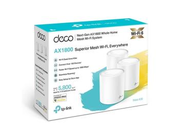 TP-LINK Deco X20 Multiroom Wifi systeem - 3 Stuks