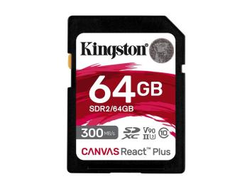 Kingston Technology Canvas React Plus SD 64 GB - Class 10